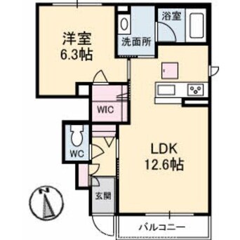 間取図 モデスティ木太