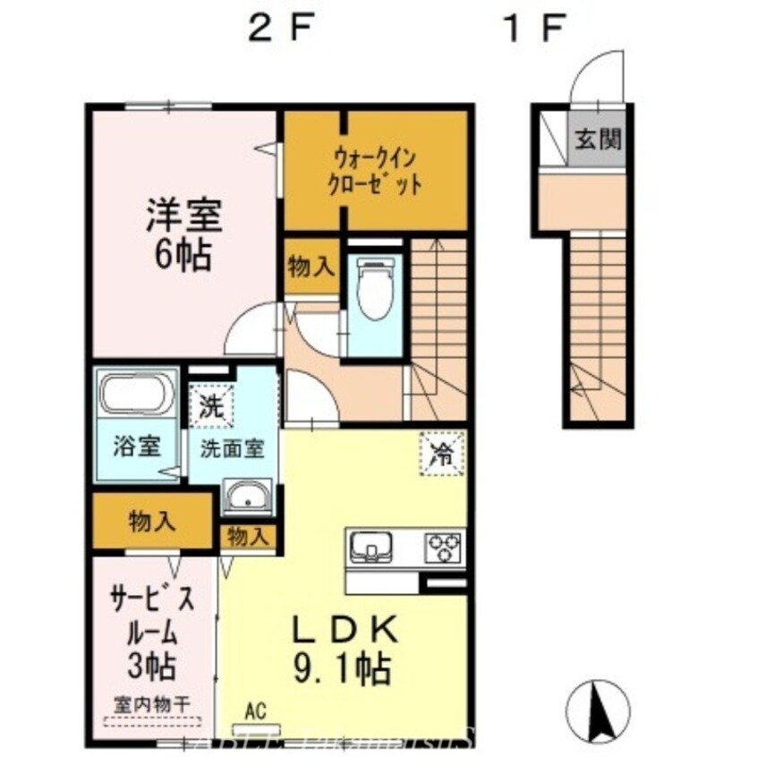 間取図 フェリーチェ　Ａ棟