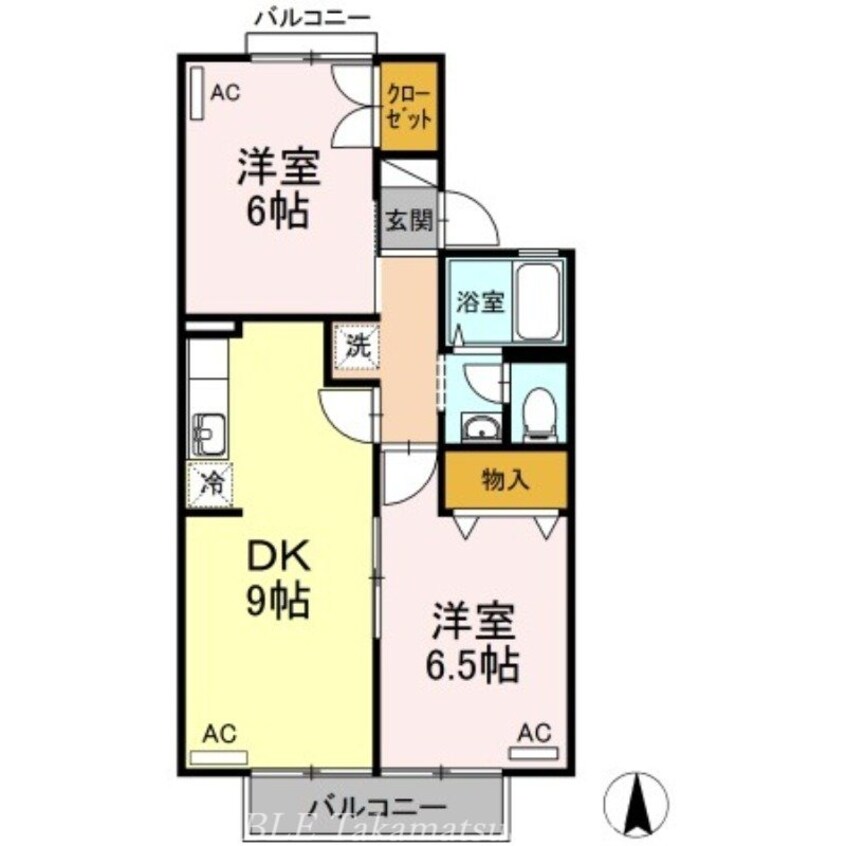 間取図 スカイハイツ　C棟