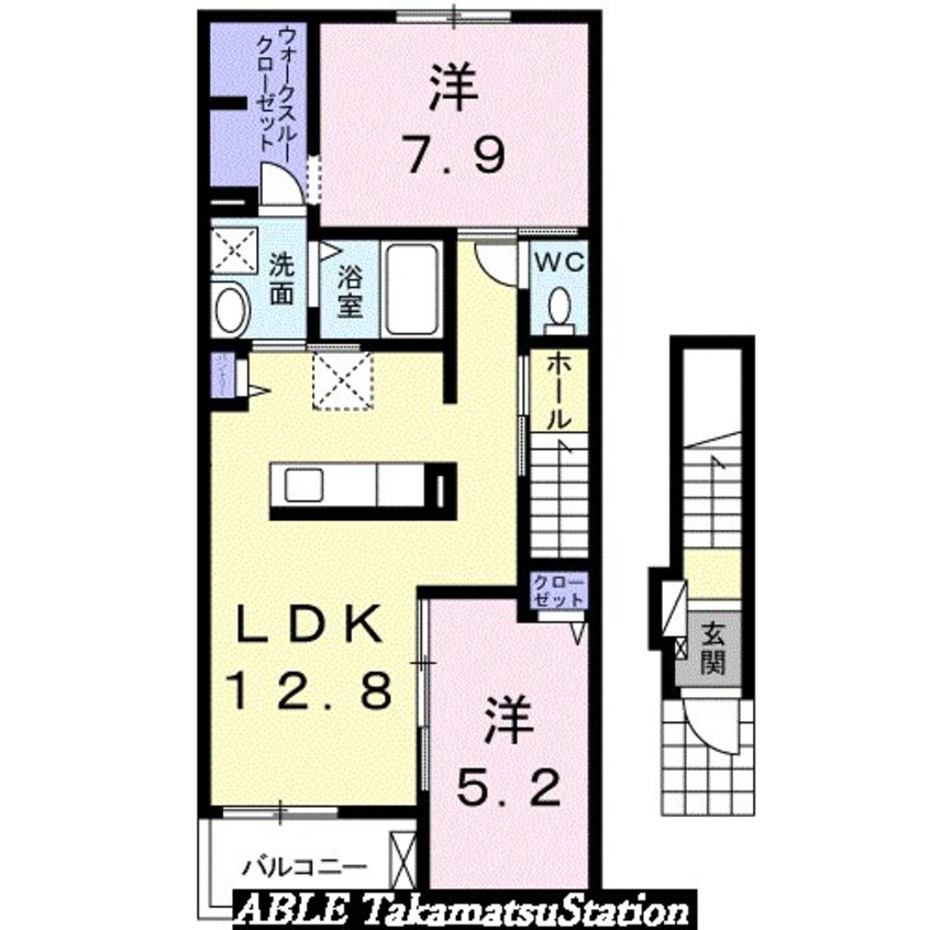 間取図 フォルシュ・ヴェーラⅡＤ