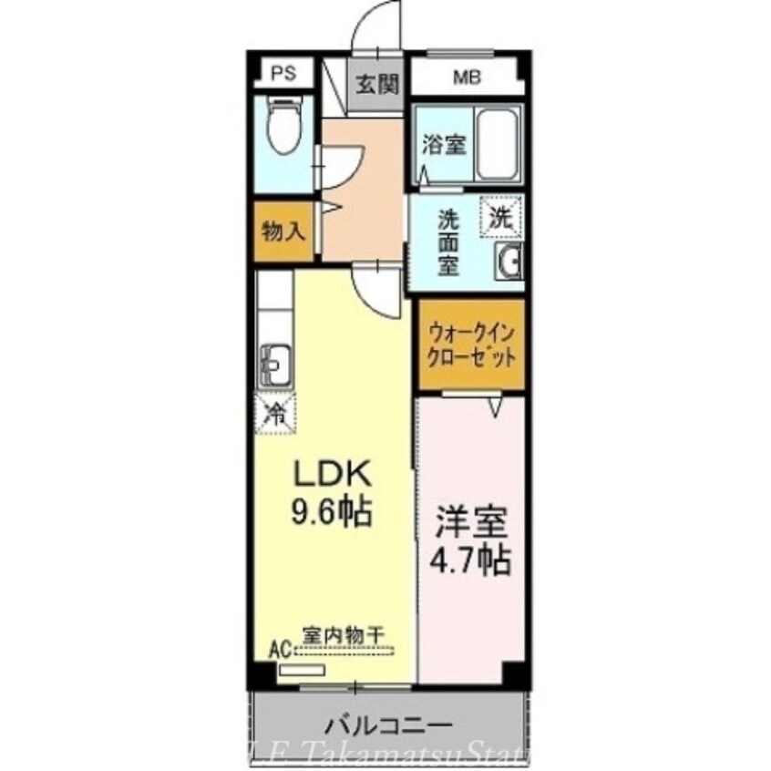 間取図 リリベール