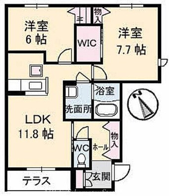 間取図 グランマスト太田　Ａ棟