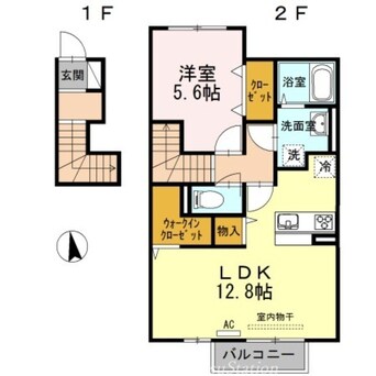 間取図 グランツ屋島Ⅱ