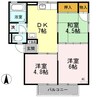 ハイム屋島 3DKの間取り