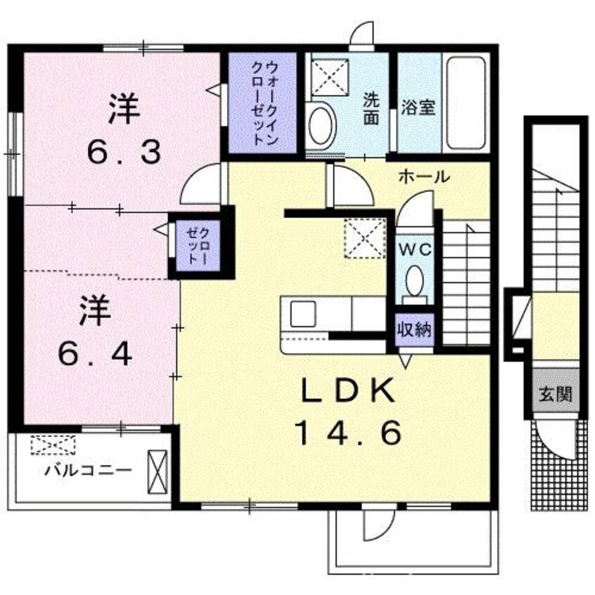 間取図 ブリリアントＡ