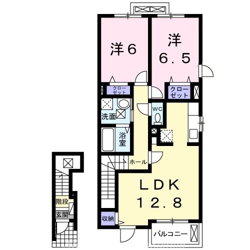 間取り図 メゾン　ド　プロバンス　Ｂ