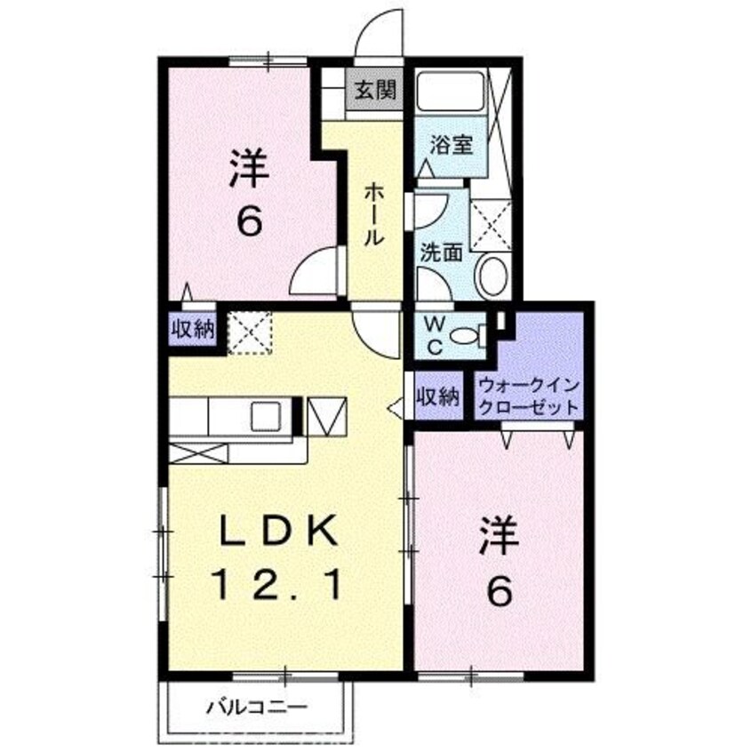 間取図 カーサ・プリンス