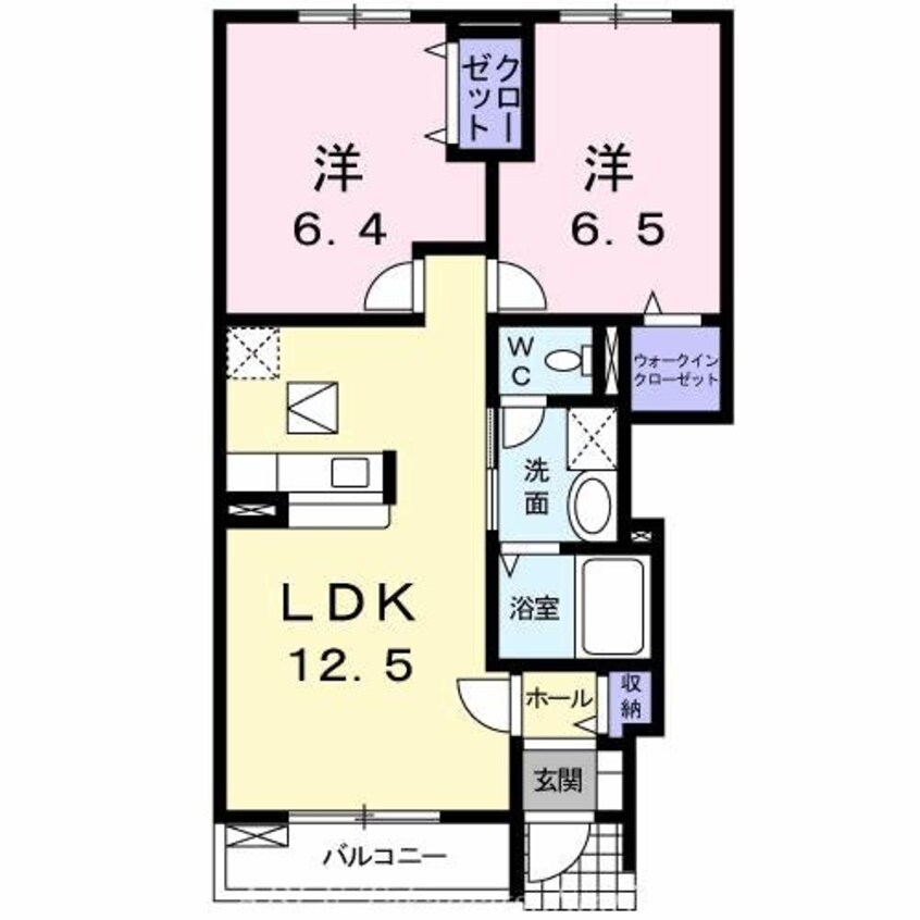 間取図 エスポア　ドゥ