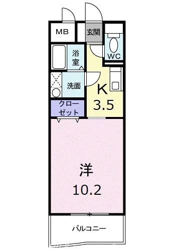 間取り図 ドエル香西