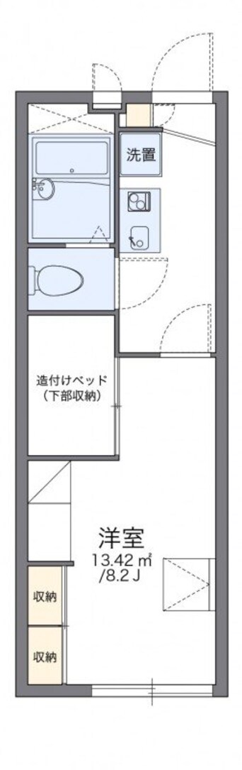 間取図 レオパレスマンダリアンコート藤井