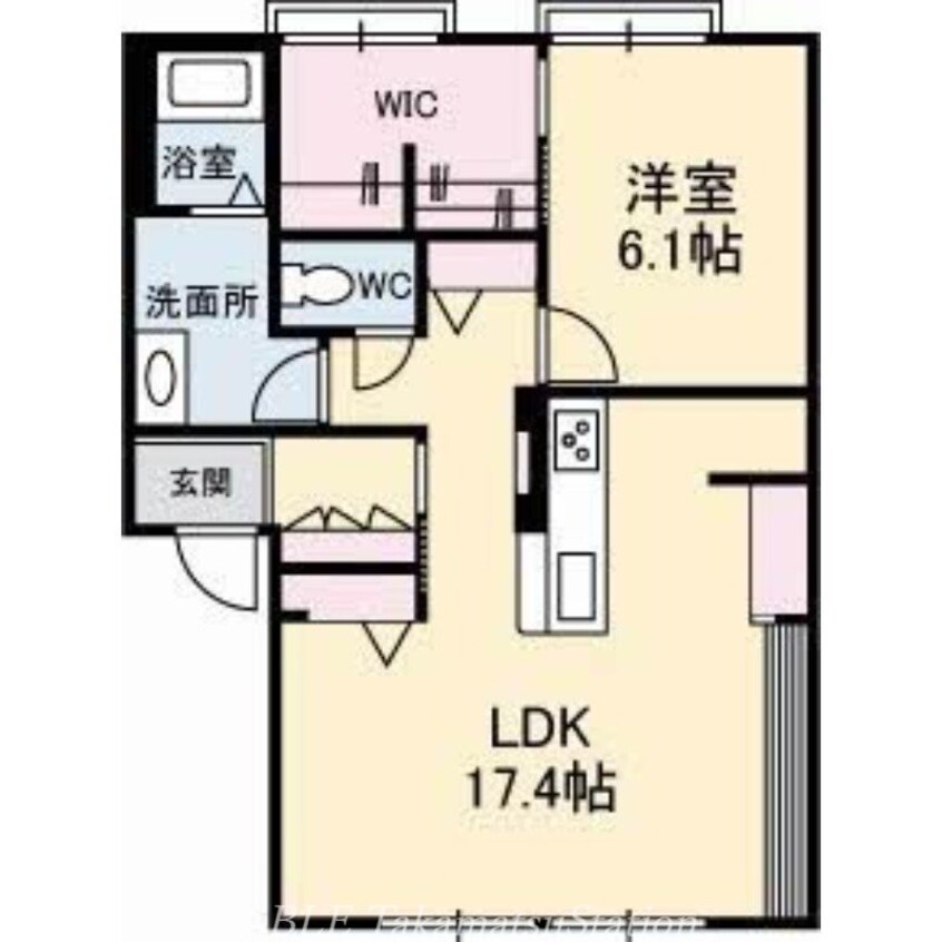 間取図 メゾン・ド・バンベール　C棟