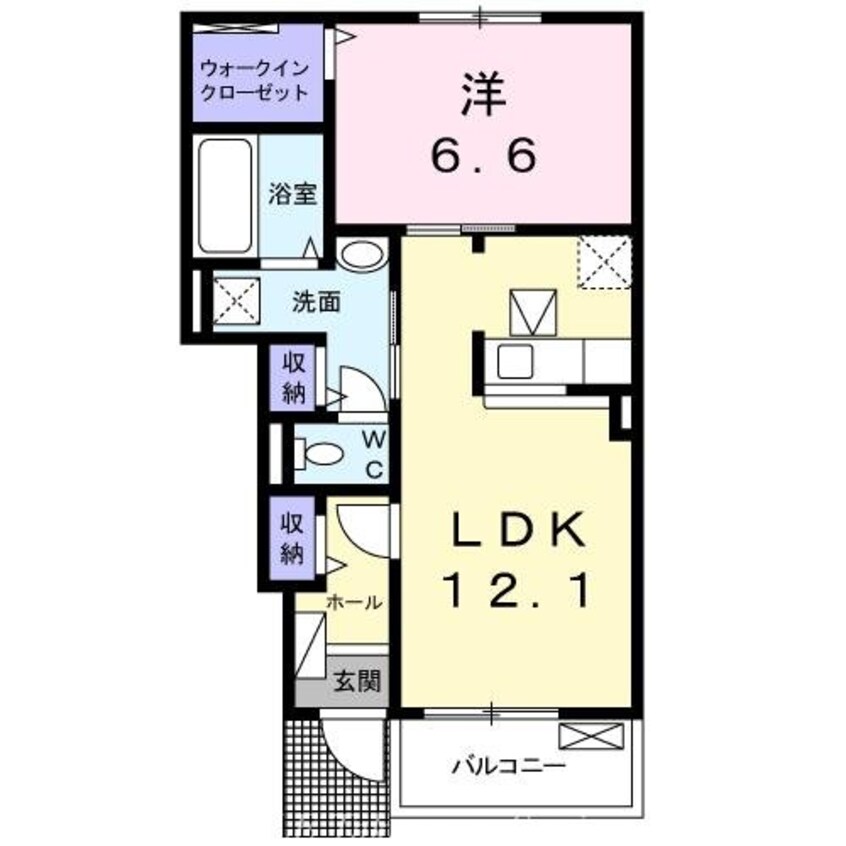 間取図 メゾングレースＥ