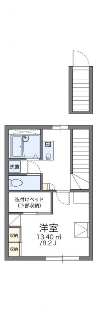 間取図 レオパレスパストラルフォレスト