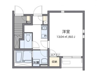 間取図 クレイノオリージャ多賀町