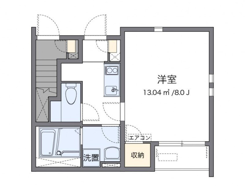 間取図 クレイノオリージャ多賀町