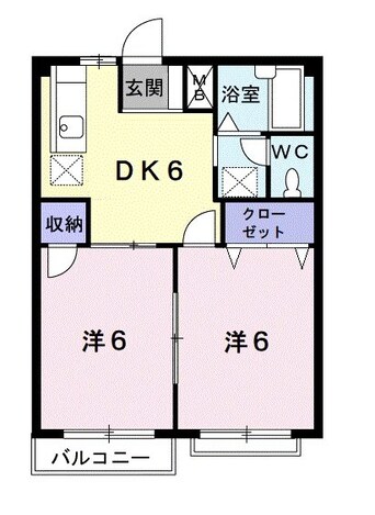 間取図 エルディムチェリー