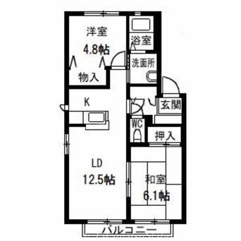 間取図 エクセルメゾン　G棟