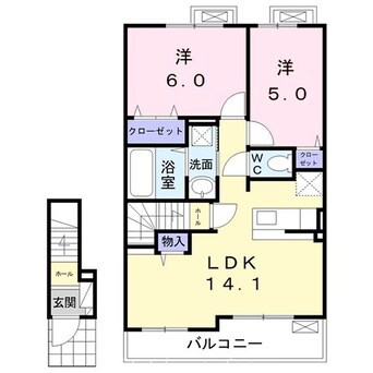 間取図 アグレアーブルⅢ