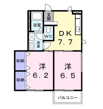 間取図 グレイスフル太田　Ｅ