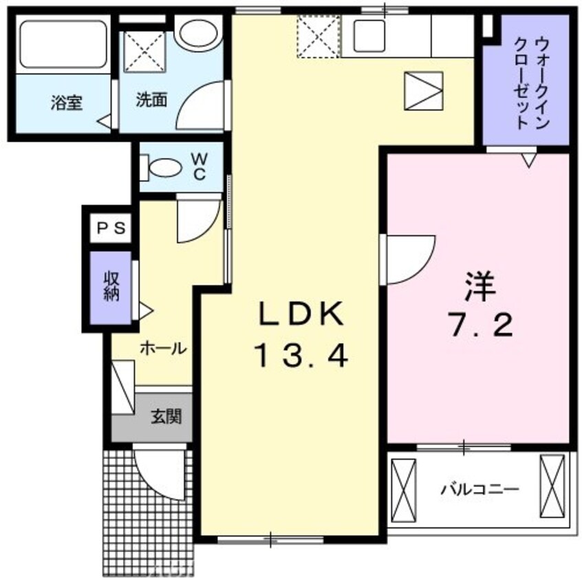 間取図 プラタナス