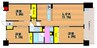 アルファステイツ錦町 3LDKの間取り