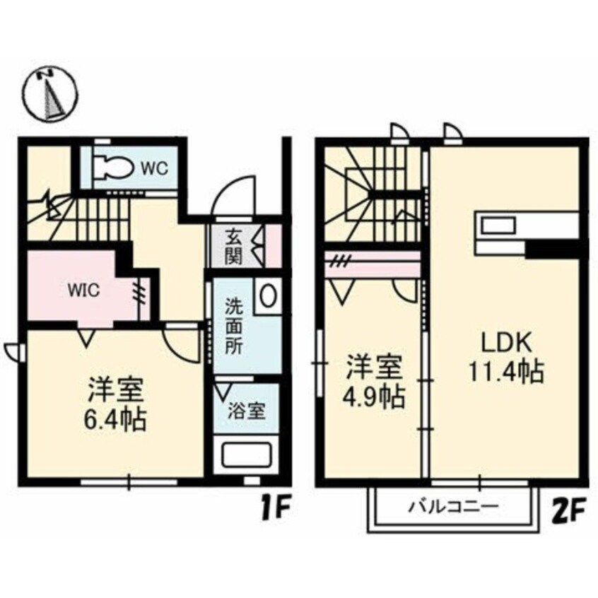 間取図 オリーブ　リーフ