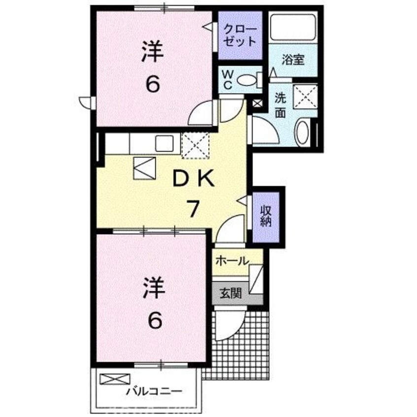 間取図 リベルテ東赤坂