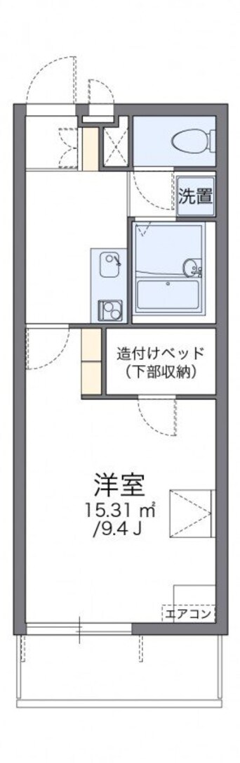 間取図 レオパレスレインボーロード