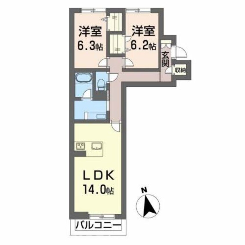 間取図 クレヴィア