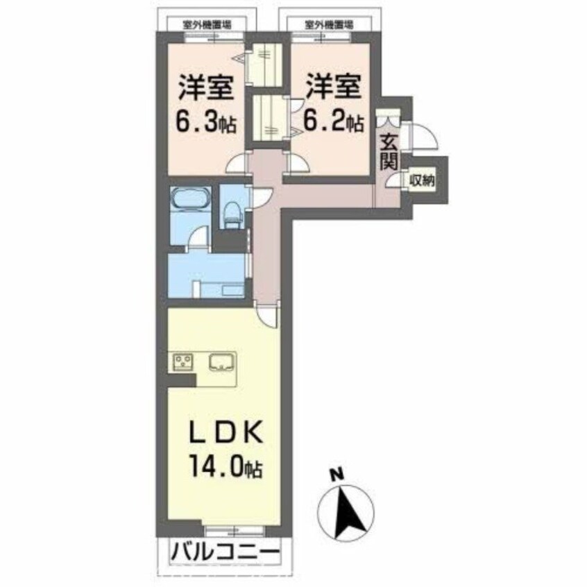 間取図 クレヴィア