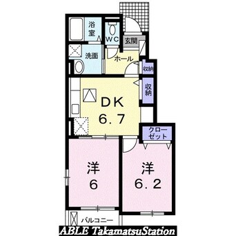 間取図 カーサ・アンジェリカⅡ