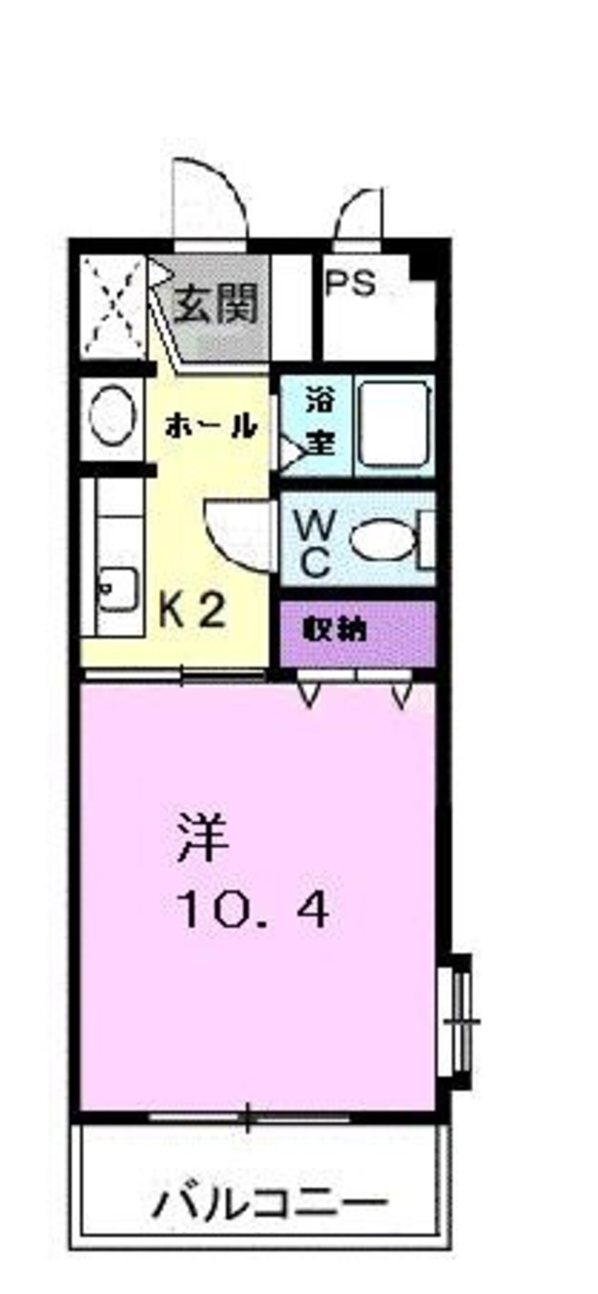 間取図 サンライズ宮川