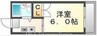 高徳線/昭和町駅 徒歩19分 4階 築36年 1Kの間取り