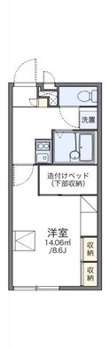 レオパレスＨｉｒｏ　Ⅱの間取図