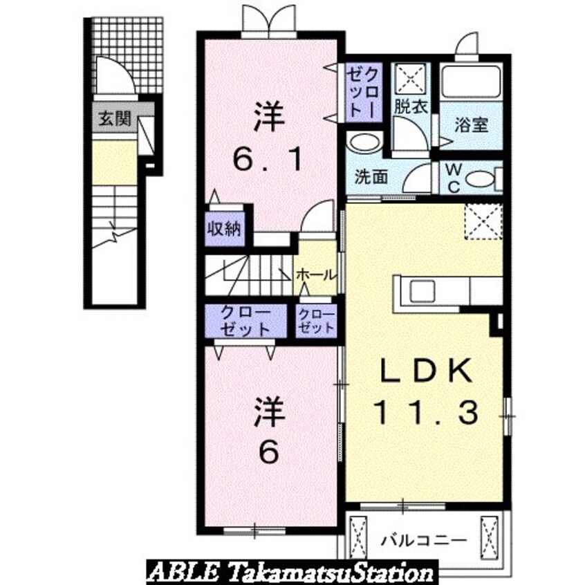 間取図 アルタイル