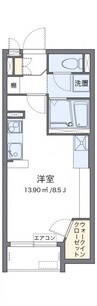 レオネクストサンサン木の実Ⅱ 1Rの間取り