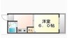 コート紙町Ⅶ 1Kの間取り