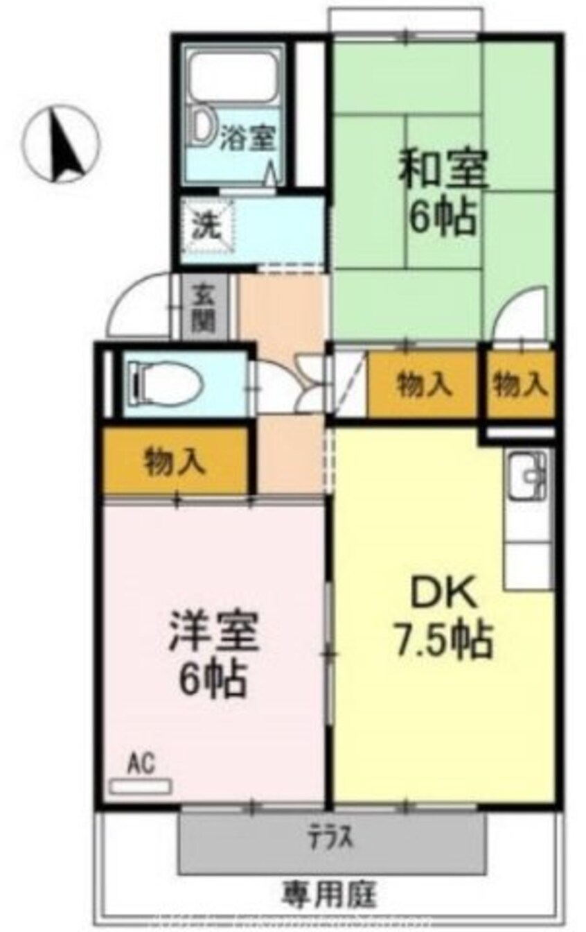 間取図 ファミールえんざ　C棟