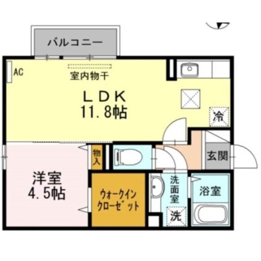 間取図 Laxa Court　Ⅱ