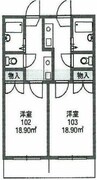 太田下町第3　 1Kの間取り