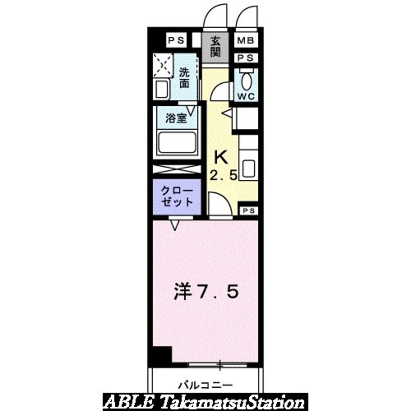 間取図 マルベル宇多津