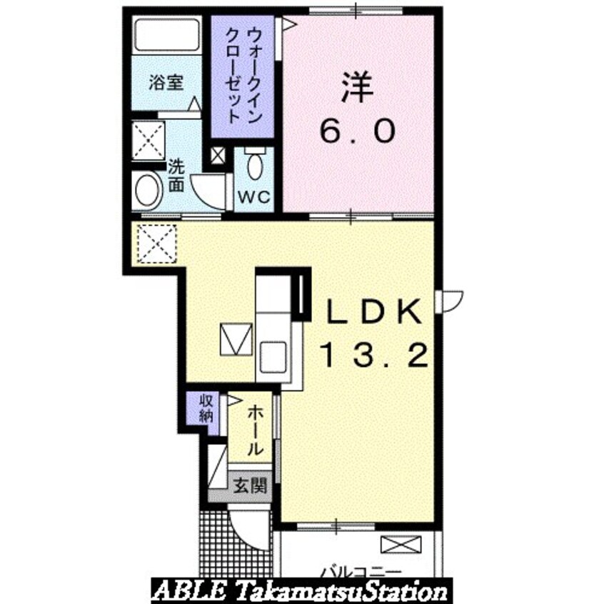 間取図 カーサ　ドマーニ