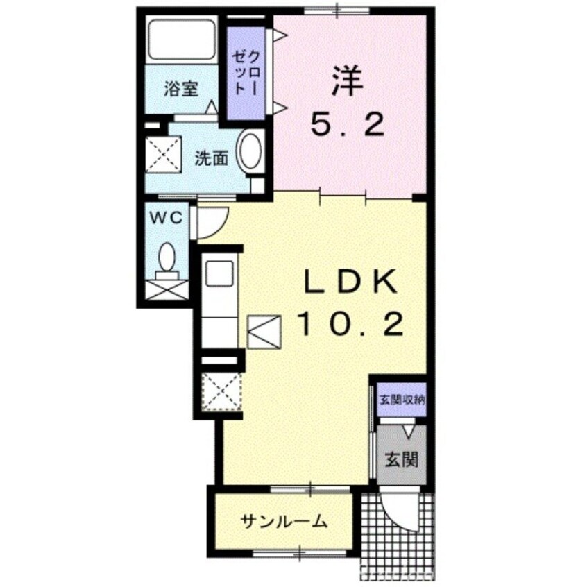 間取図 アンフィニ　プレジール