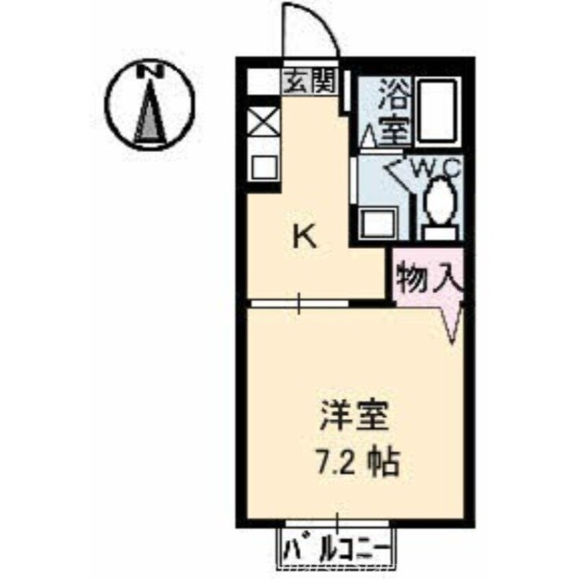 間取図 フレグランス米谷