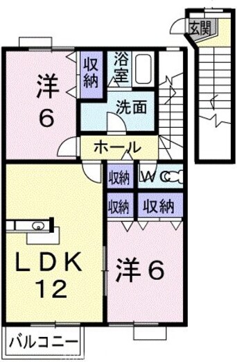 間取図 サニープロムナードⅡ