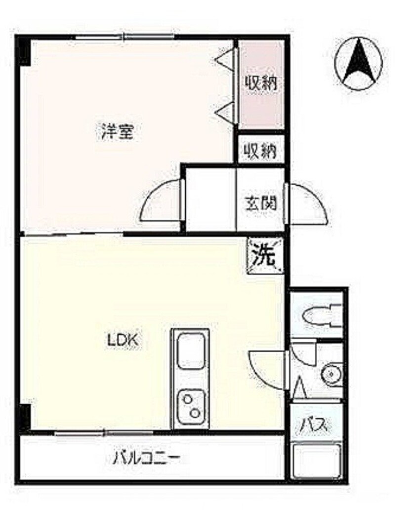 間取図 こぐま団地　1棟