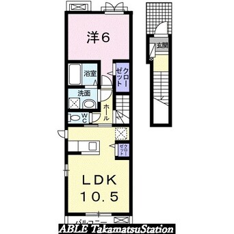 間取図 コンフォルトⅡ