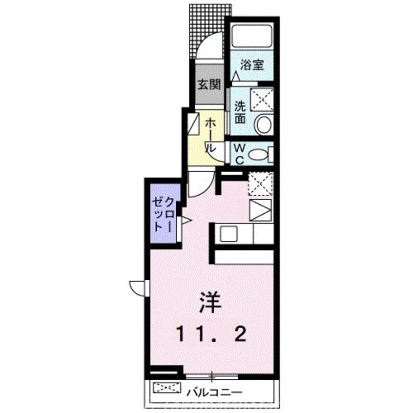 間取図 ヴァンベール　西大浜