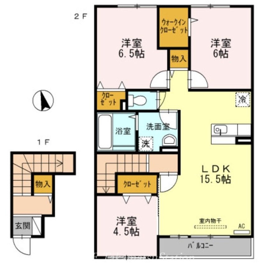 間取図 アクア