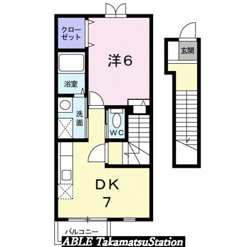 間取図 れいけん元山